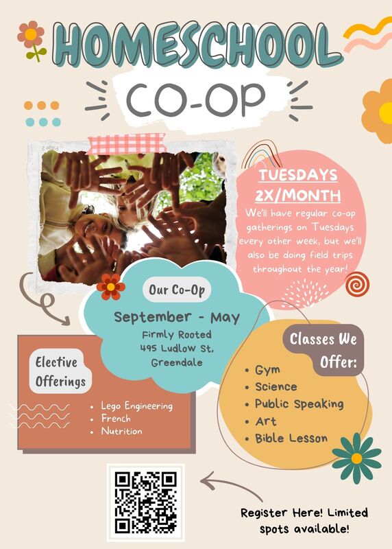 Homeschool Co-op flyer